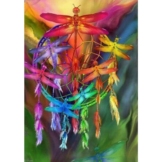 Dream Square Diamond Dragonflies 5d Diy Diamond Painting Kits VM7356