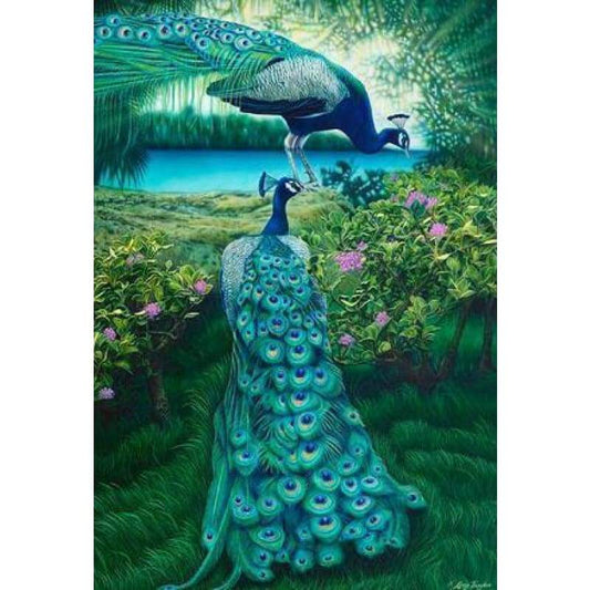 Dream Square Diamond Peacock 5d Diy Diamond Painting Kits VM7357