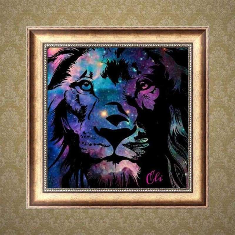 Dream Style Lion Pattern Diy 5d Full Diamond Painting Kits QB5859
