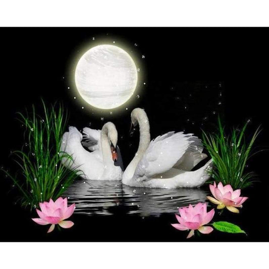 2019 Dream Swans Love Pattern Wall Decor 5d Diy Diamond Painting Kits VM9939