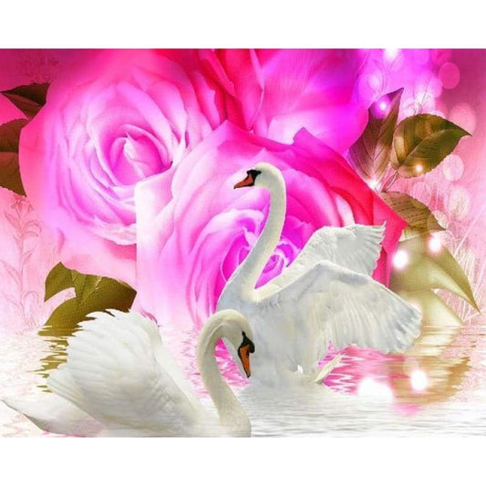 2019 Dream Swans Love Pattern Wall Decor 5d Diy Diamond Painting Kits VM9941