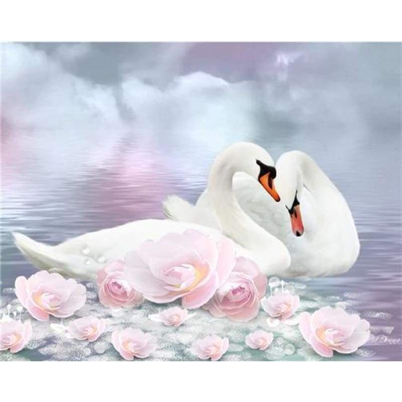 2019 Dream White Elegant Swan Lover 5d Diamond Painting and Decorating VM1511