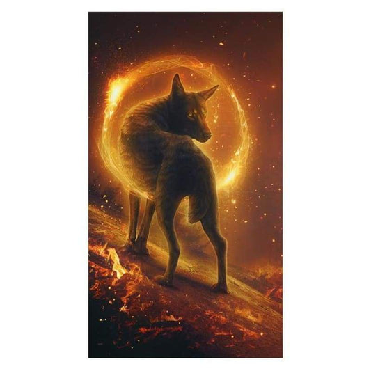 2019 Dream Wolf Picture 5d Diy Cross Stitch Diamond Painting Kits QB645