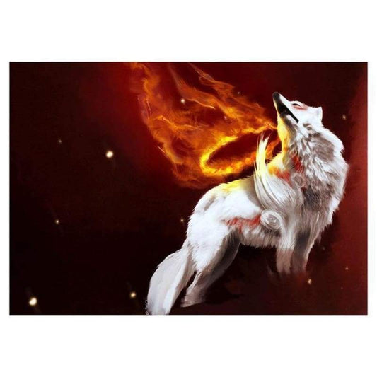 2019 Dream Wolf Picture 5d Diy Cross Stitch Diamond Painting Kits QB652