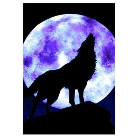 2019 Dream Wolf Picture 5d Diy Cross Stitch Diamond Painting Kits QB6634