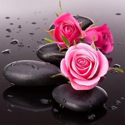 Flower Stones Full Drill 5D DIY Diamond Painting Kits Embroidery Arts