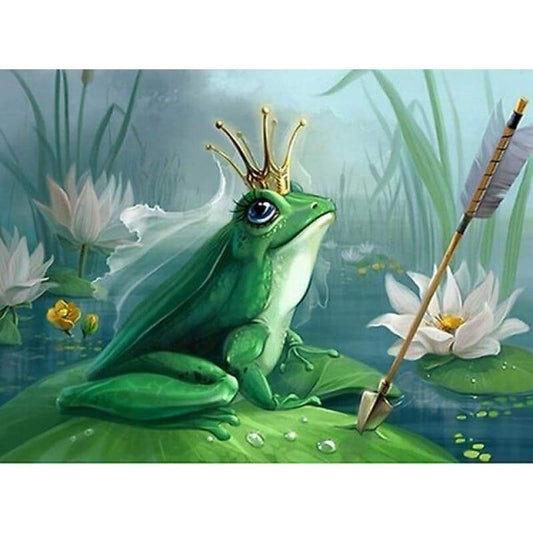 Full Drill 5D Diy Fantasy Cross Stitch Diamond Painting Kits Frog NA0127