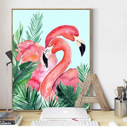 2019 Full Drill Flamingo Diamond Painting Kits NA00375