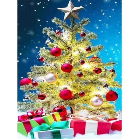 2019 Full Square Drill Christmas Tree 5d Diy Diamond Painting Kits NA0409