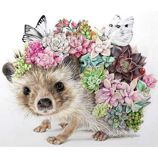 Full Square Drill Hedgehog 5D Diy Diamond Painting Kit NA00351