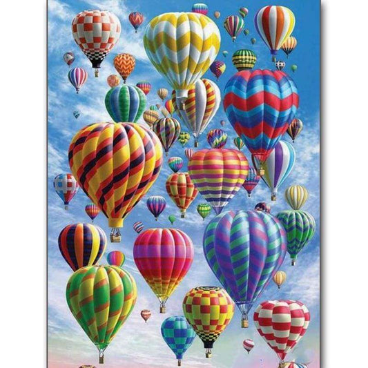 2019 Full Square Drill Hot Air Balloon 5d Diy Diamond Painting Kits NA0600