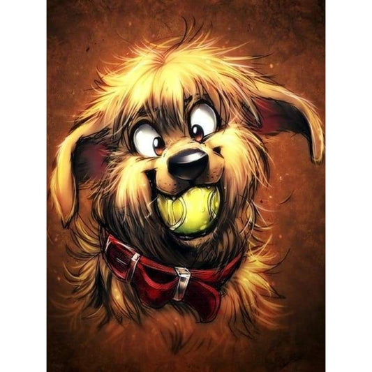 Funny Dog Pattern Wall Decor 5d Diy Diamond Painting Kits VM9950