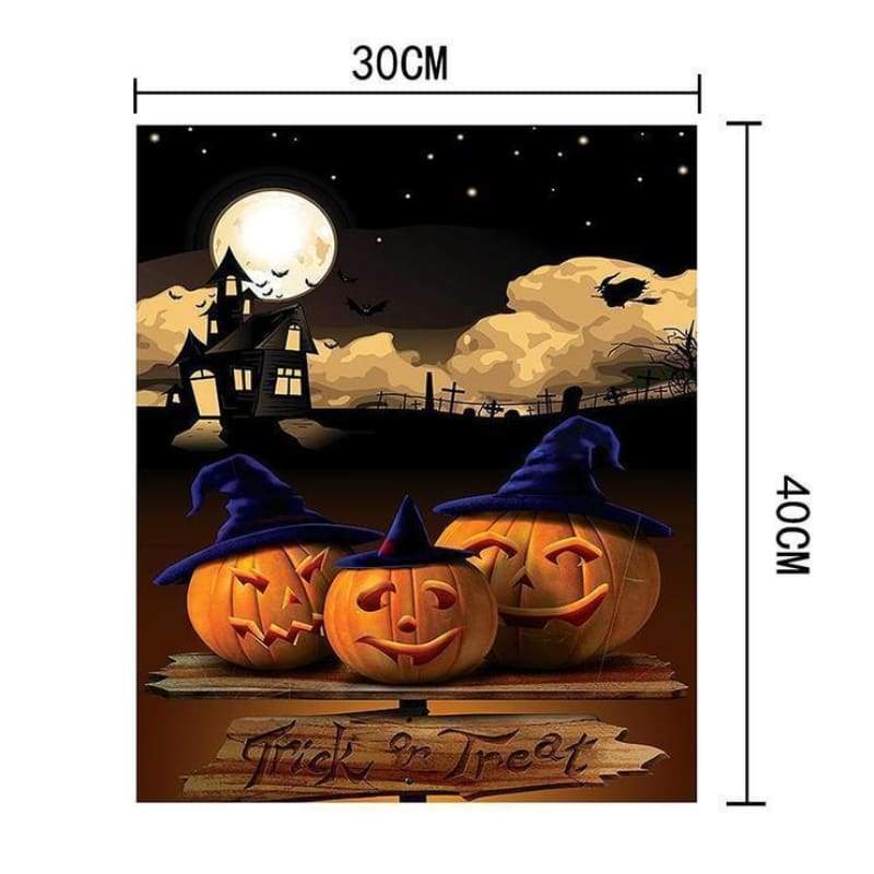 2019 Halloween Pumpkin 5d Diy Cross Stitch Diamond Painting Kits VM8732