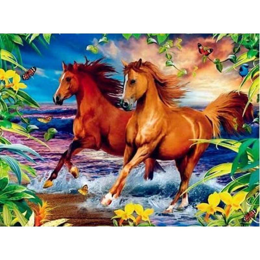 Hot Sale Animal Horse 5d Diy Diamond Painting Kits VM20538