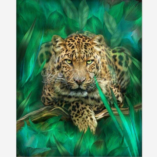 Hot Sale Animal Portrait Leopard 5d Diy Diamond Painting Kits VM8060