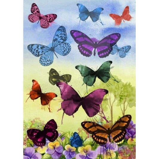 2019 Hot Sale Butterflies Fast Delivery 5d Diy Diamond Painting Kits VM9626