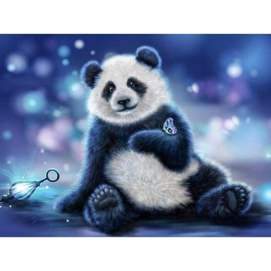 Hot Sale Cute Animal Panda Picture 5d Diy Diamond Painting Kits VM7853