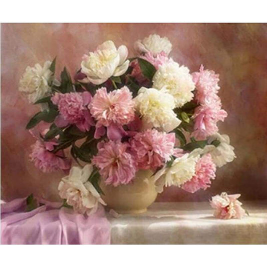 Hot Sale Flowers Pictures Wall Decor 5d Diy Diamond Painting Kits VM9512