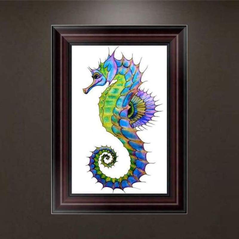 2019 Hot Sale Hippocampi Diy 5d Crystal Diamond Painting Kits QB0053