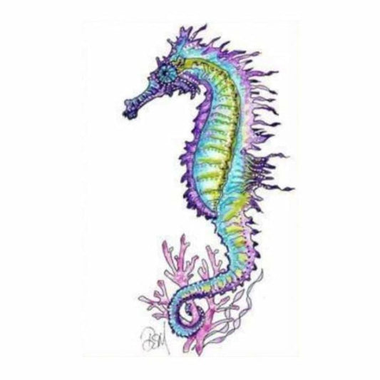 2019 Hot Sale Hippocampi Diy 5d Crystal Diamond Painting Kits QB0054