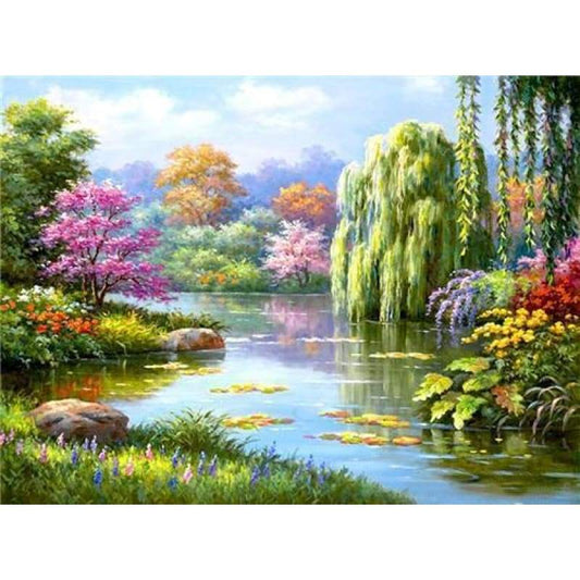 2019 Hot Sale Landscape Natural Pattern 5d Diy Diamond Painting Kits VM7215