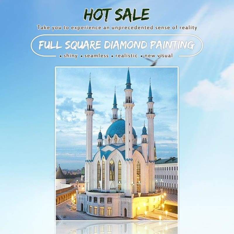 Hot Sale Rhinestones Castle Decor 5d Diy Diamond Painting Kits VM9927