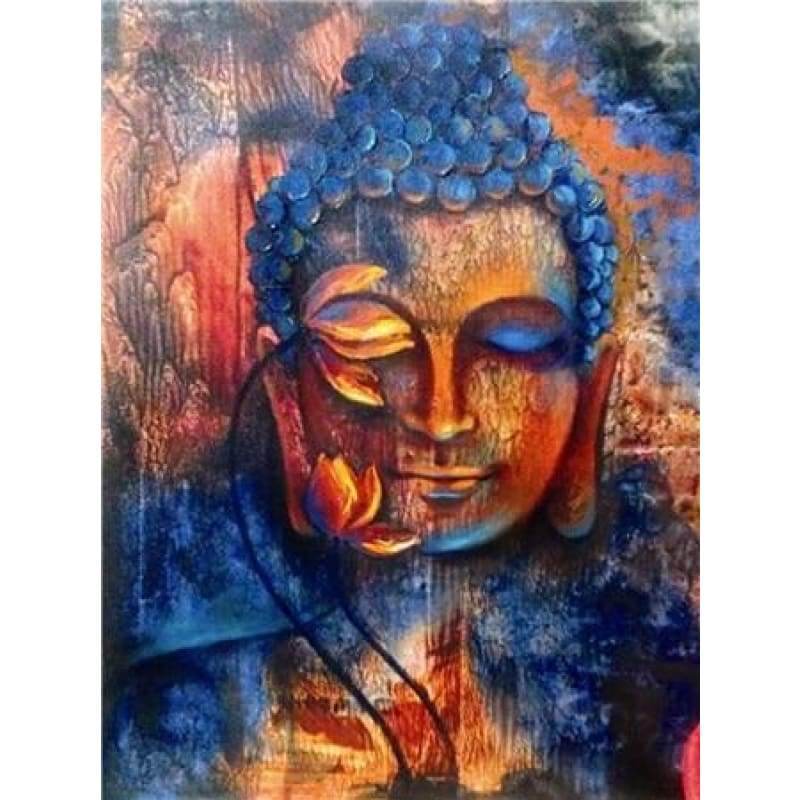 Large Size Buddha Head Wall Decor Full Drill - 5D Diy Diamond Painting Kits VM09132 - NEEDLEWORK KITS