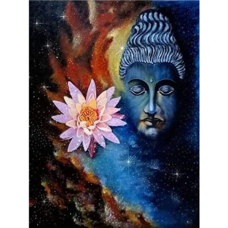 Large Size Buddha Head Wall Decor Full Drill - 5D Diy Diamond Painting Kits VM09133 - NEEDLEWORK KITS