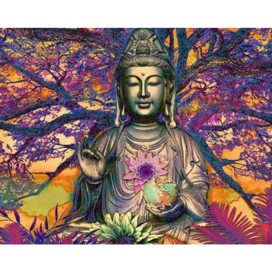 Large Size  Buddha Pattern Wall Decor 5d Diy Diamond Painting Kits VM9917