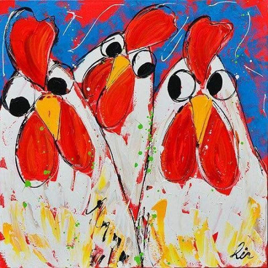 2019 Modern Art Cock 5D Diy Embroidery Cross Stitch Diamond Painting Kits NA0279