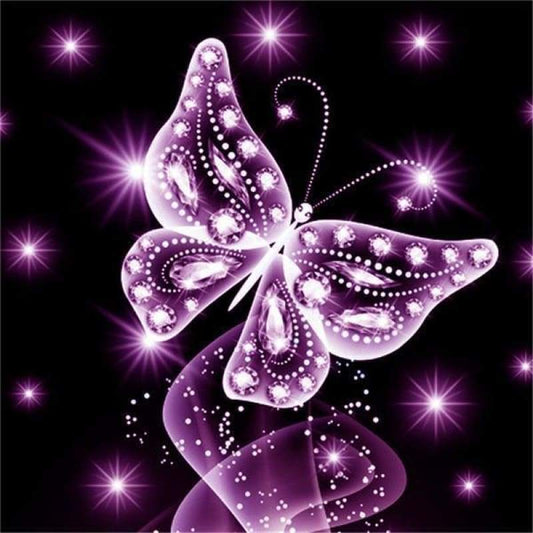 2019 Modern Art Dreamy 5d DIY Diamond Painting Butterfly Kits Best Gift VM90205