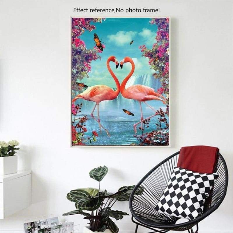 2019 Modern Art Flamingos 5D Diy Embroidery Diamond Painting Kits NA0293