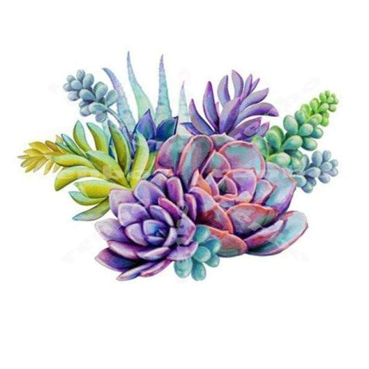 Modern Art Plant Cactus 5D Diy Cross Stitch Diamond Painting Kits NA00385
