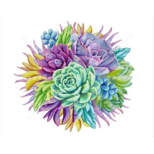 Modern Art Plant Cactus 5D Diy Diamond Painting Kits NA00386