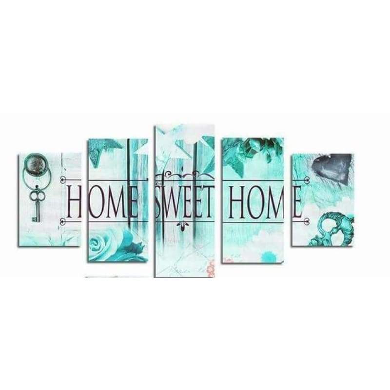 Modern Art Sweet Home Multi Panel 5d Diy Diamond Painting Kits VM9717