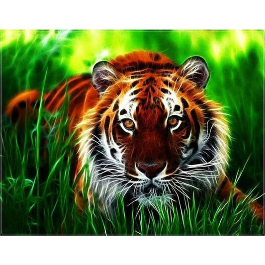 New Animal Portraits Close Up 5d Diy Diamond Painting Tiger VM2001