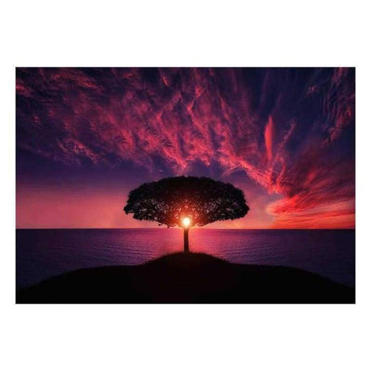 2019 New Arrival Dream Series Evening Trees Diamond Painting Kits AF9579