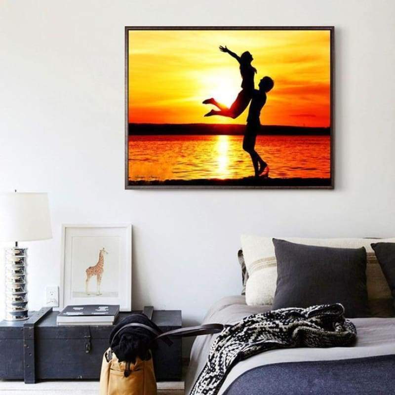 2019 New Arrival Hot Sale Romantic love Diamond Painting Kits AF9424