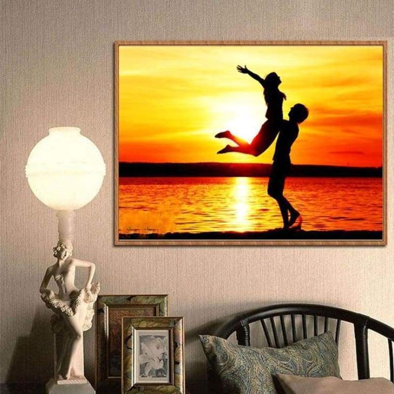 2019 New Arrival Hot Sale Romantic love Diamond Painting Kits AF9424