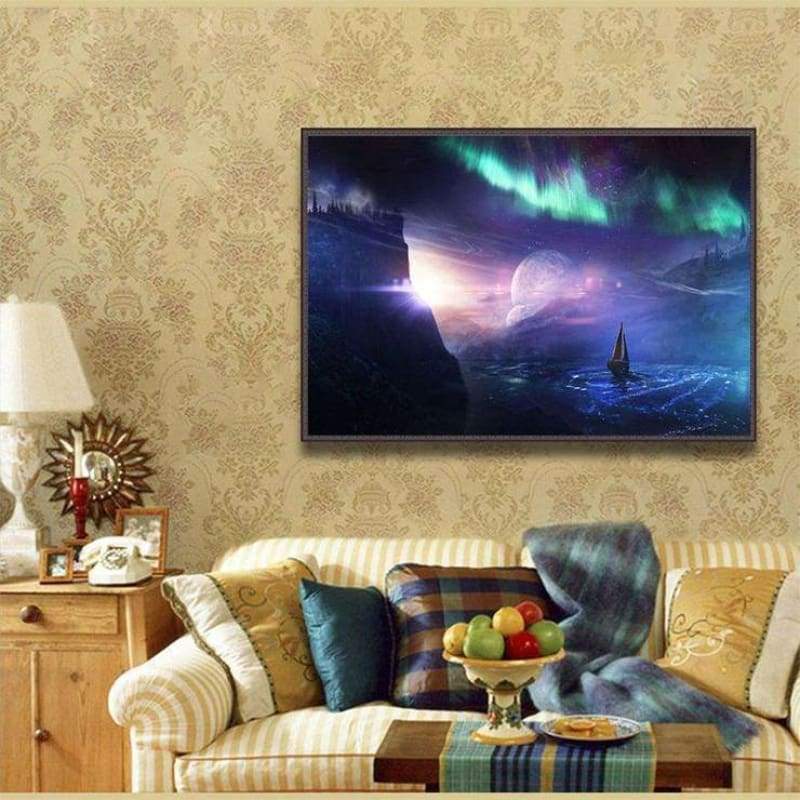 2019 New Arrival Wall Decoration Dream Series Starry Sky Diamond Painting Kits Af9637