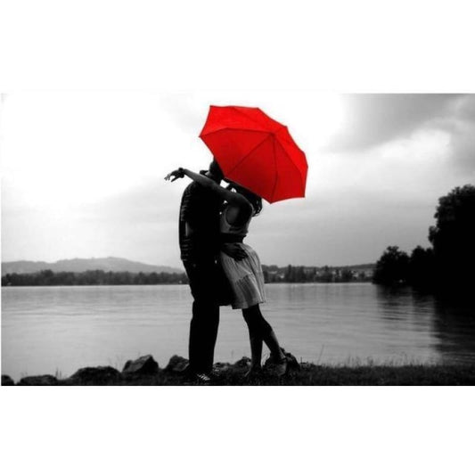 2019 New Canvas Lakeside Lover 5d Diy Diamond Painting Love VM3318