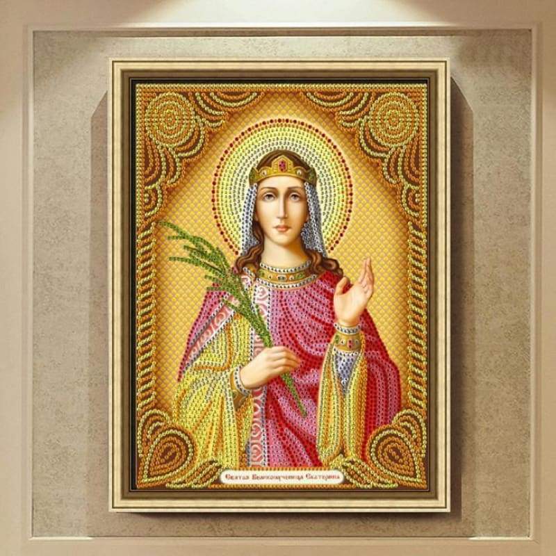 New Catholicism Portrait 5d Diy Embroidery Diamond Painting Kits QB8077