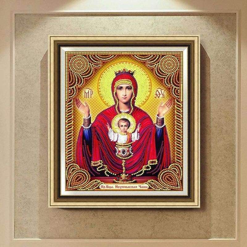 New Catholicism Portrait 5d Diy Embroidery Diamond Painting Kits QB8083