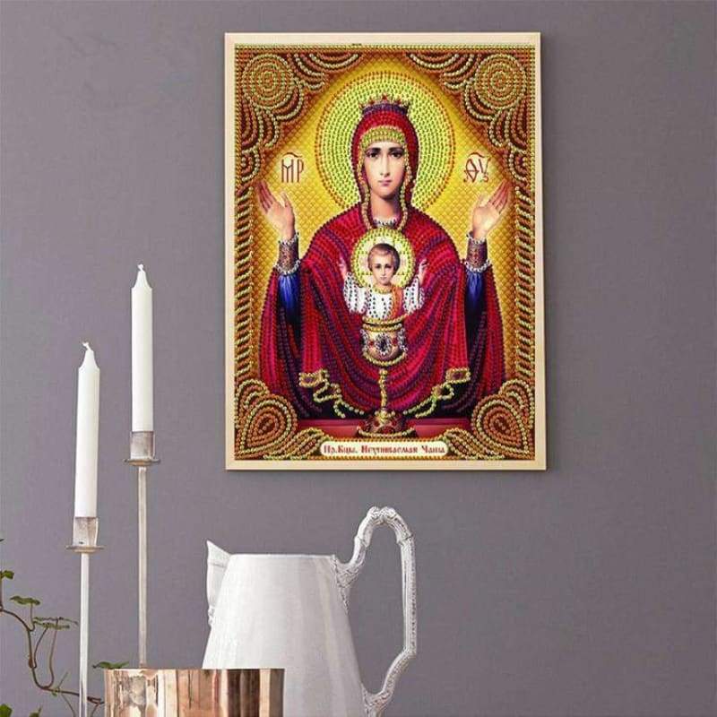 New Catholicism Portrait 5d Diy Embroidery Diamond Painting Kits QB8083