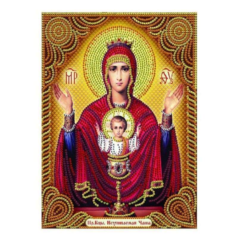 New Catholicism Portrait 5d Diy Embroidery Diamond Painting Kits QB8083