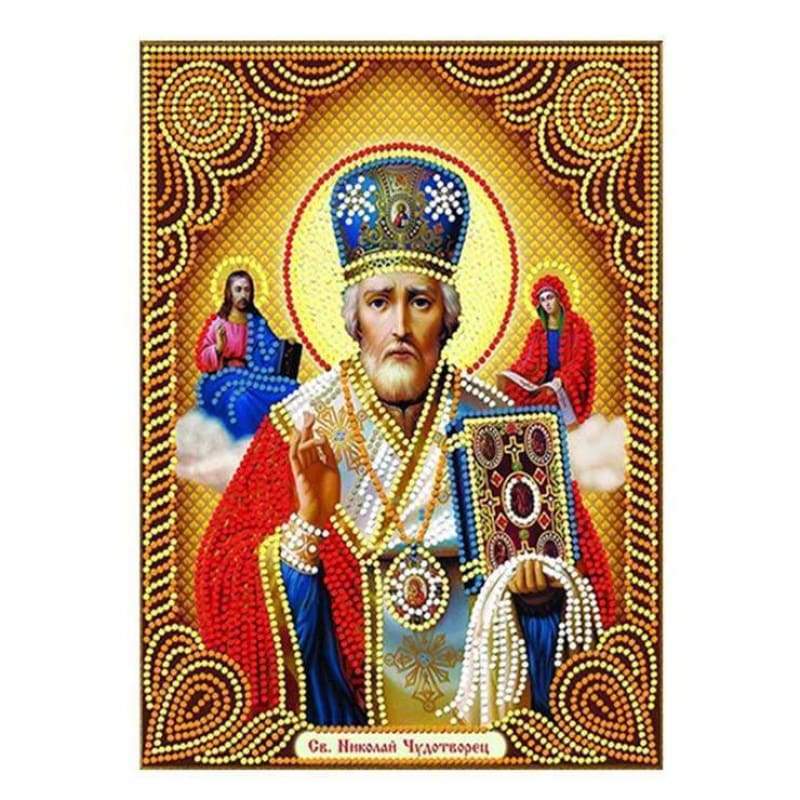 New Catholicism Portrait 5d Diy Embroidery Diamond Painting Kits QB8087