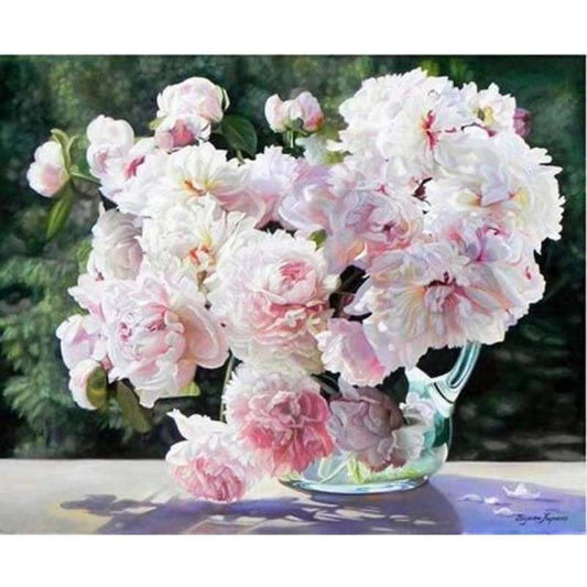 New Cheap Peony Flowers 5d Diy Diamond Painting Kits VM9451