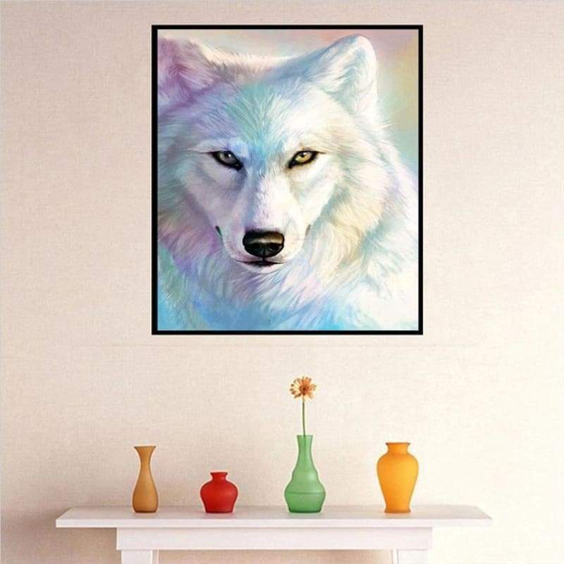 2019 New Dream Full Square Wolf 5d Resin Diamond Painting VM8602