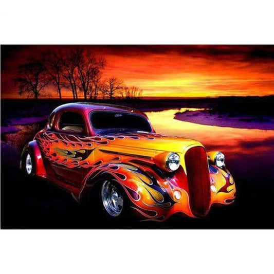 2019 New Dream Kids Gift Car 5d Resin Diamond Painting VM8601