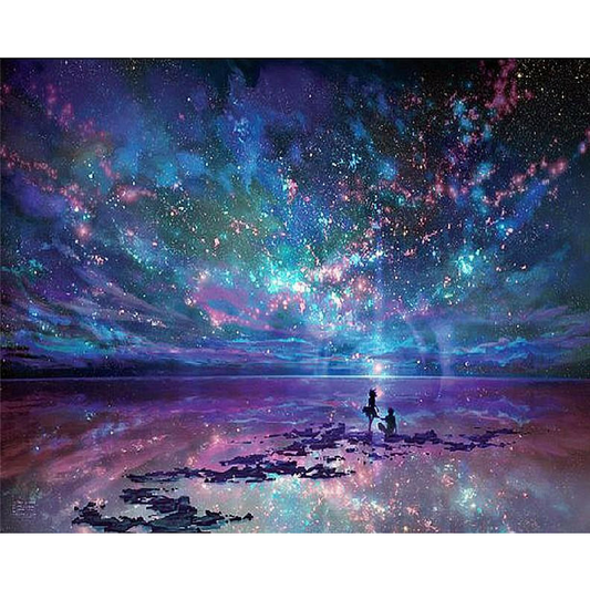 2019 New Dream Night Starry Sky Landscape 5d Diamond Painting VICM1034